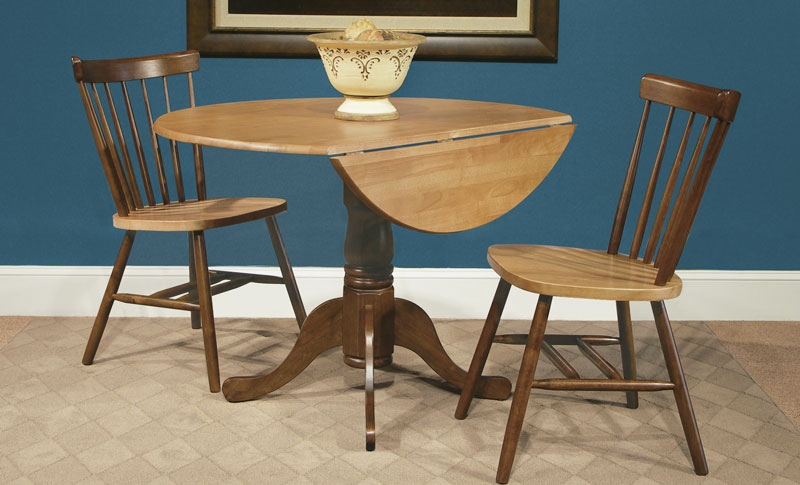 Our affordable furnishings include this table and chair set for dining room