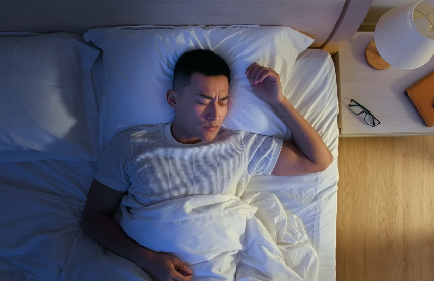Man with insomnia
